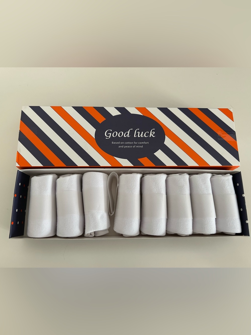Good Luck Atbiter Women’s White Ankle Socks - 8 Pack